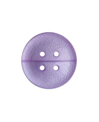 polyamide button round shape with matt,finely structured surface and 4 holes - Size: 25mm - Color: lila - Art.No.: 375004