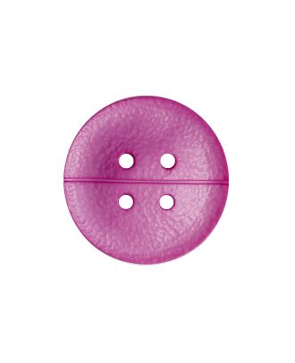 polyamide button round shape with matt,finely structured surface and 4 holes - Size: 25mm - Color: pink - Art.No.: 375007