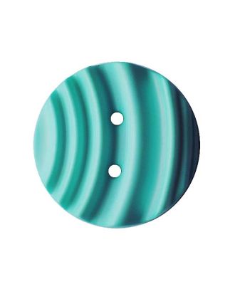polyamide button round shape with matt, wavy surface and 2 holes - Size: 20mm - Color: hellblau - Art.No.: 336003