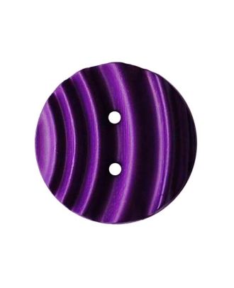 polyamide button round shape with matt, wavy surface and 2 holes - Size: 20mm - Color: lila - Art.No.: 336005