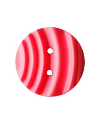 polyamide button round shape with matt, wavy surface and 2 holes - Size: 20mm - Color: pink - Art.No.: 336007