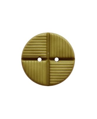 polyamide button round shape with structure on the surface and 2 holes - Size: 23mm - Color: beige - Art.No.: 343116