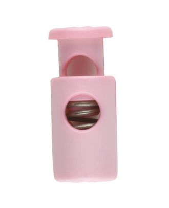 cord stopper with spring - Size: 28mm - Color: pink - Art.No. 281076