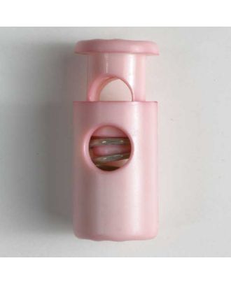 cord stopper with spring - Size: 28mm - Color: pink - Art.No. 280567
