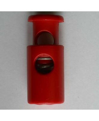 cord stopper with spring - Size: 28mm - Color: red - Art.No. 280513