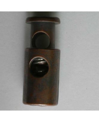cord stopper with spring - Size: 28mm - Color: copper - Art.No. 330118