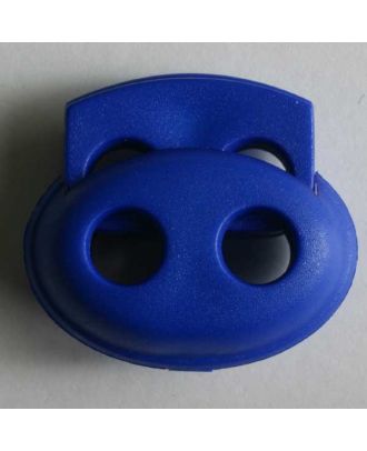 Cord stopper - Size: 23mm - Color: blue - Art.No. 280801