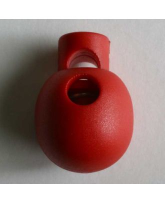 Cord stopper - Size: 18mm - Color: red - Art.No. 260984