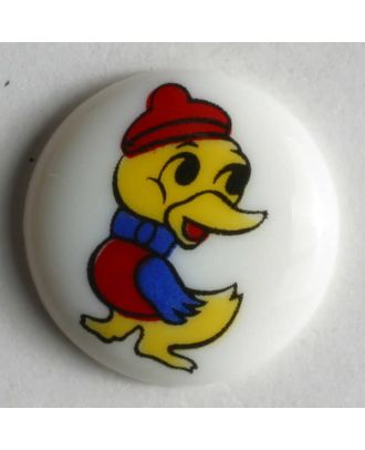 Duck button - Size: 13mm - Color: white - Art.No. 200691
