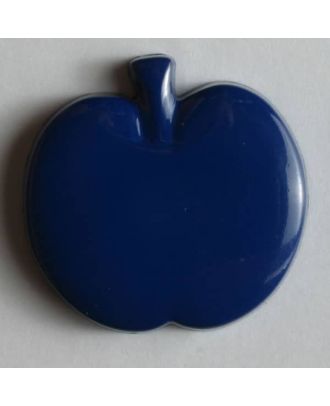 Appel button - Size: 14mm - Color: blue - Art.No. 180613