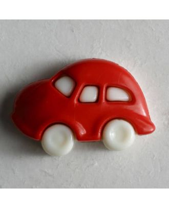 Car button - Size: 20mm - Color: red - Art.No. 230916