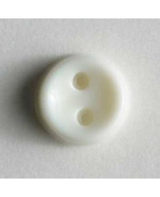 Doll button - Size: 7mm - Color: white - Art.No. 150168