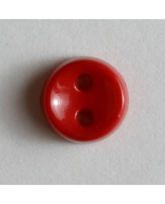 Doll button - Size: 7mm - Color: red - Art.No. 150181