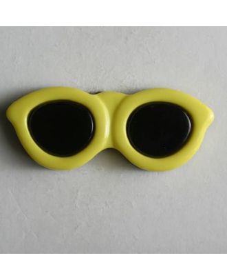 Sunglasses button - Size: 30mm - Color: yellow - Art.No. 320402