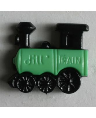 locomotive button - Size: 20mm - Color: black - Art.No. 231385