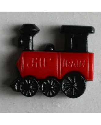 locomotive button - Size: 20mm - Color: black - Art.No. 231386