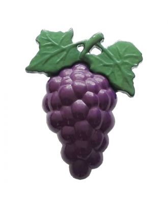Grape button - Size: 28mm - Color: green - Art.No. 350145