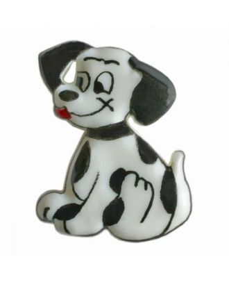 Dog button - Size: 23mm - Color: white - Art.No. 251171