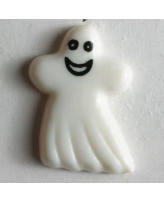 Ghost button - Size: 23mm - Color: white - Art.No. 251274