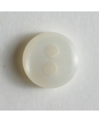 Doll button - Size: 8mm - Color: white - Art.No. 181086