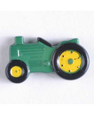 Tractor button - Size: 25mm - Color: green - Art.No. 340620