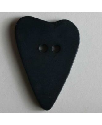 Heart button - Size: 28mm - Color: blue - Art.No. 289061