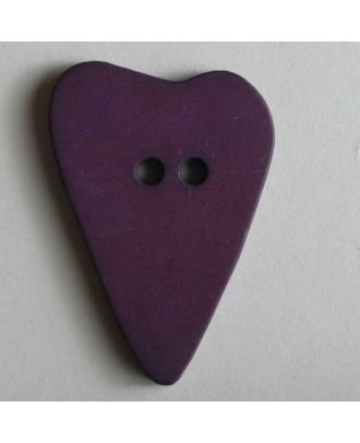 Heart button - Size: 15mm - Color: lilac - Art.No. 219064
