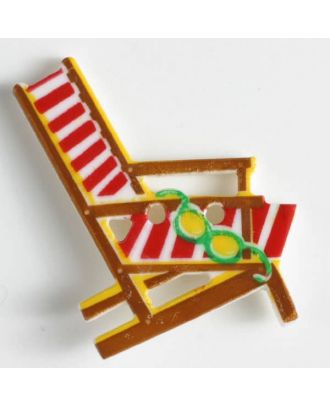 Chair button - Size: 28mm - Color: brown - Art.No. 360432