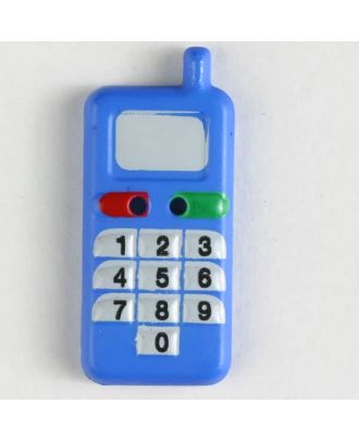 Phone button - Size: 28mm - Color: blue - Art.No. 360453