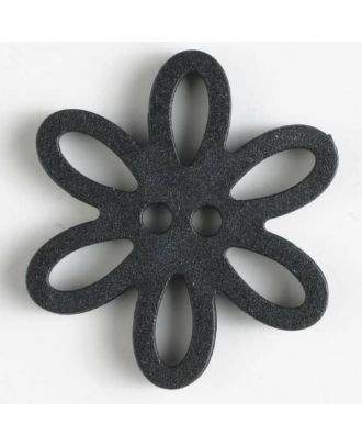 polyamide button - Size: 28mm - Color: black - Art.-Nr.: 330744