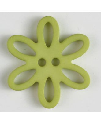 polyamide button - Size: 28mm - Color: green - Art.-Nr.: 330748
