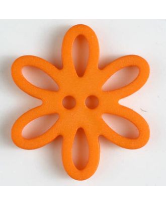 polyamide button - Size: 28mm - Color: orange - Art.-Nr.: 330754