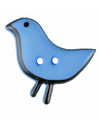 children button bird with two holes - Size: 20mm - Color: blue - Art.No. 311056