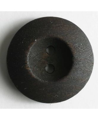 wood button - Size: 28mm - Color: brown - Art.No. 320133