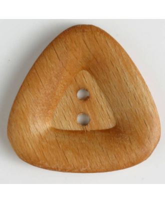 wood button - Size: 45mm - Color: brown - Art.No. 470032