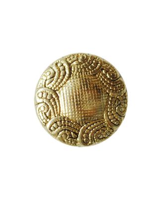 full metal button round shape with shank - Size: 15mm - Color: altgold - Art.No.: 311216