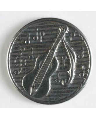full metal button - Size: 14mm - Color: antique silver - Art.No. 210579