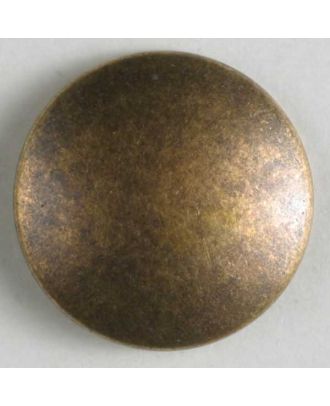 full metal button with shank - Size: 15mm - Color: antique brass - Art.No. 241137