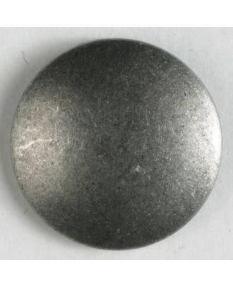 full metal button with shank - Size: 15mm - Color: antique tin - Art.No. 241186