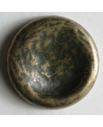 Full metal button - Size: 18mm - Color: antique brass - Art.No. 260892