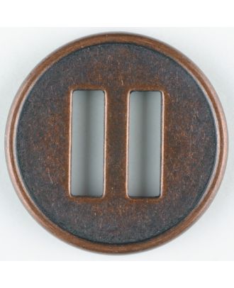 full metal button - Size: 18mm - Color: copper - Art.No. 290727