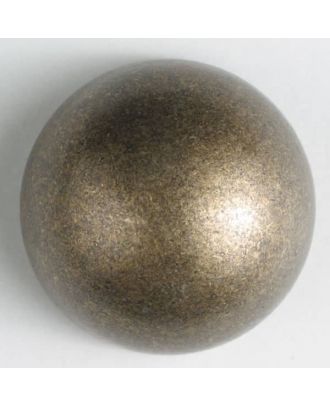 full metal button - Size: 20mm - Color: antique brass - Art.No. 310595