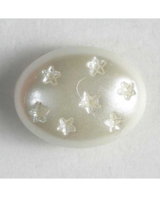 polyamide button - Size: 11mm - Color: white - Art.No. 210236