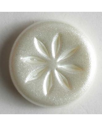 polyamide button - Size: 11mm - Color: white - Art.No. 210563