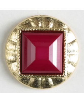 two-piece button with shank - Size: 18mm - Color: wine red - Art.No. 293026