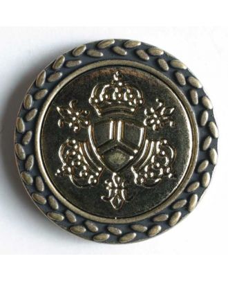 polyamide button - Size: 15mm - Color: antique gold - Art.No. 290357