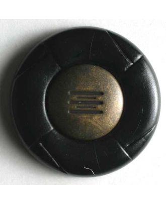 polyamide button - Size: 15mm - Color: black - Art.No. 270551