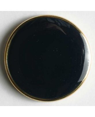 Blazer button, full metal - Size: 20mm - Color: blue - Art.No. 340085