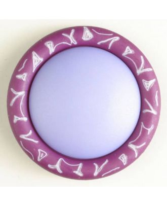 plastic button with shank - Size: 25mm - Color: lilac - Art.No. 370406