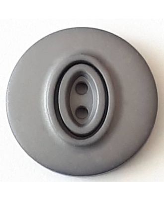 polyamide button with 2 holes - Size: 20mm - Color: grey - Art.No. 338736